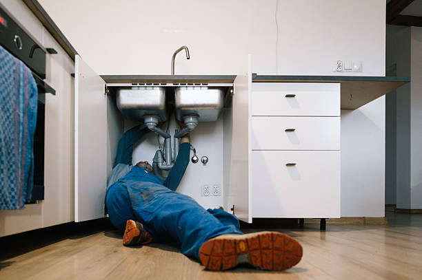 Professional Leak Detection technician working in Calverton, NY